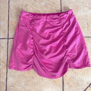 Soybu Pink Bubble Mini Skirt with shorts